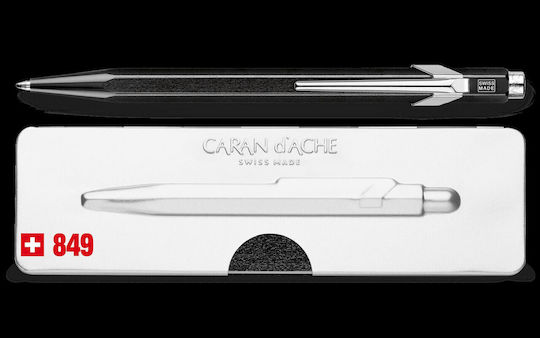 Caran D'ache Pen Set Ballpoint Medium Black in a case