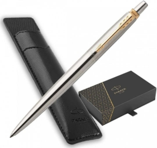 Parker Jotter Core Stiftset Kugelschreiber aus Stahl Schwarz in einem Etui