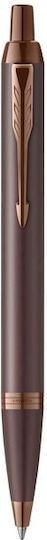 Parker IM Monochrome Pen Set Ballpoint Medium with Fountain Pen Medium made of Steel Burgundy