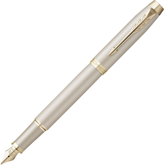 Parker Σετ Στυλό Ballpoint Medium με Πένα Medium Μπεζ (σε Χάρτινη Κασετίνα)