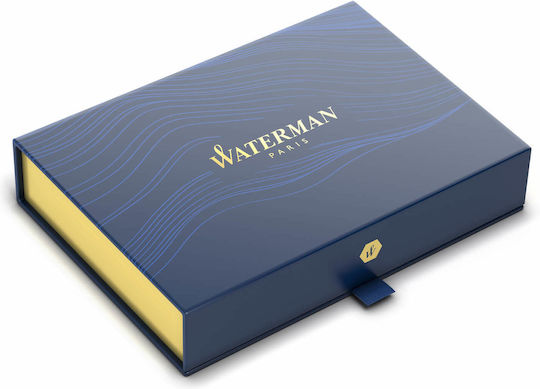 Parker Allure Pen Set with Fountain Pen Fine Blue in a case (in a paper cassette)
