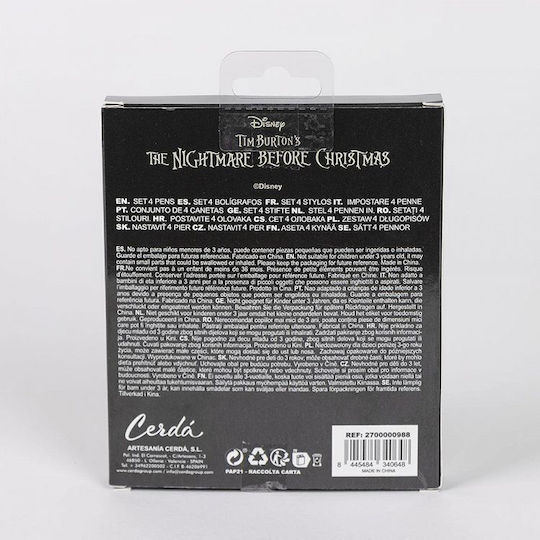 Disney Nightmare Before Christmas Blister 4 pixuri