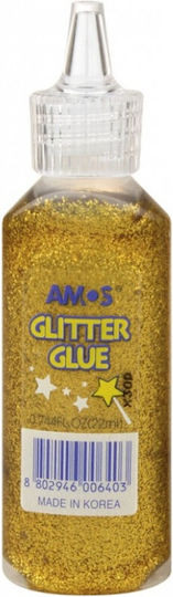 Glitzerkleber Amos 22 ml Gold
