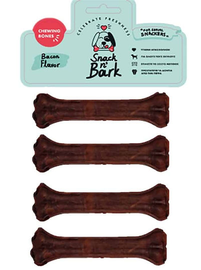 Snack n' Bark Bone Training for Dogs with Flavor Pork 10cm 4pcs