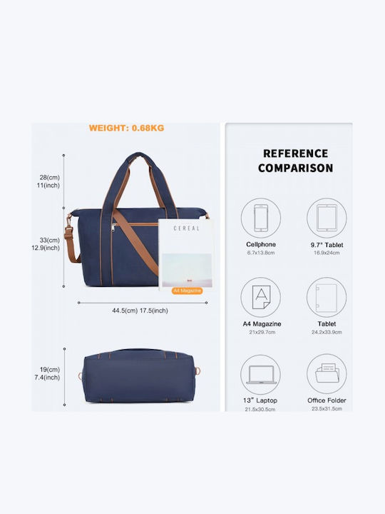 Women's Bag Tote Handbag Navy Blue