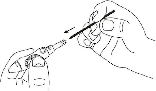 Pelikan Refill Ανταλλακτικό Μελάνι για Στυλό Medium Γκρι