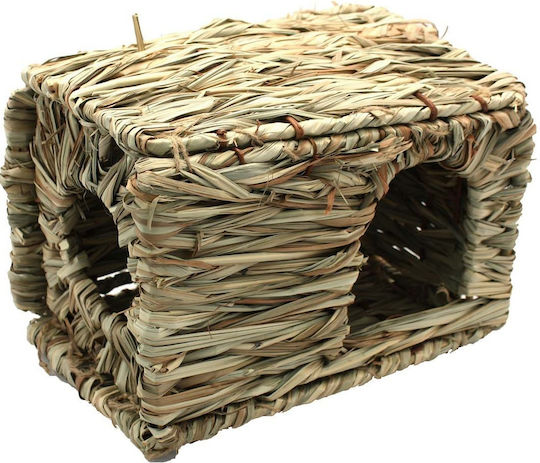 Happypet Accessories for Cages for Hamster Nature First Grassy Hideaway