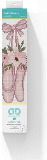 Diamond Dotz Τετράγωνα Μπαλαρίνες Ballet Slippers 24χ37 Γ Έμπειροι Χρήστες Παιδικό Dq Παιδικό