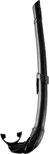 CressiSub Corsica Snorkel Black with Silicone Mouthpiece