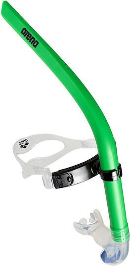 Arena Snorkel Green with Silicone Mouthpiece