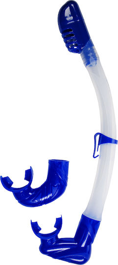 XDive Duo Anti-Slip Snorkel Dark Blue with Silicone Mouthpiece