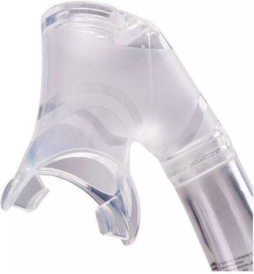 Aquawave Blue Snorkel with Silicone Mouthpiece