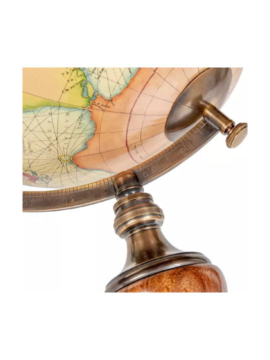 Υδρόγειος Σφαίρα Ξύλινη Βάση Mercator