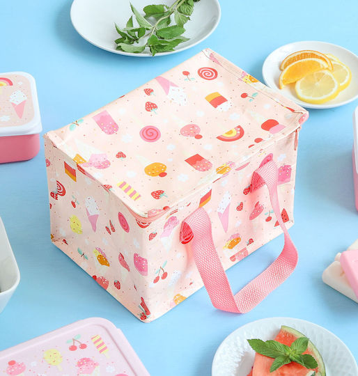 A Little Lovely Company School Insulated Hand Lunch Bag 5.5lt School Lunch Bags 16 x 16 x 23cm
