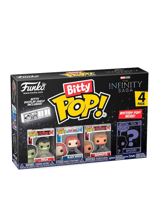 Funko Pop 4 Pack Bitty Pop Marvel Infinity Saga Hulk Figures