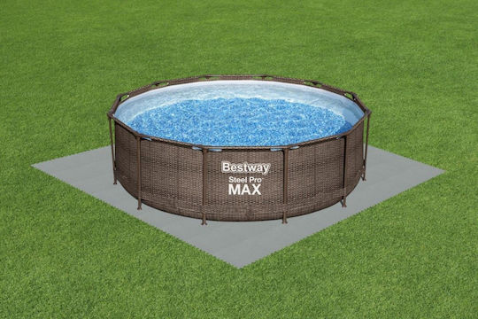 Bestway Υπόστρωμα Πισίνας 50x50εκ. Γκρι