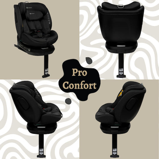 AppeKids Καθισματάκι Αυτοκινήτου i-Size με Isofix Μαύρο 0-36 kg