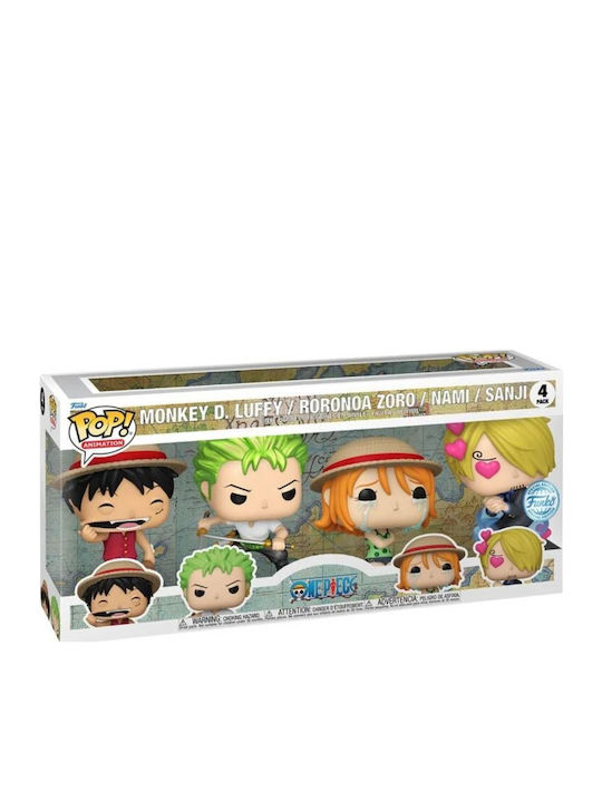 Funko Поп! Анимация: Цял бански - Straw Hat Crew Ексклузивен 4бр
