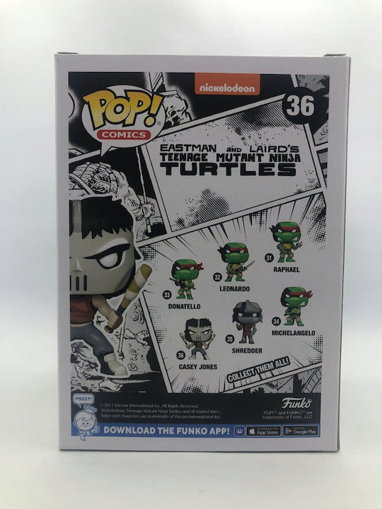 Funko Поп! Комикси: Костенурките нинджа (Teenage Mutant Ninja Turtles) - Casey Jones PX Ексклузивно за Прегледи 36 Ограничено издание