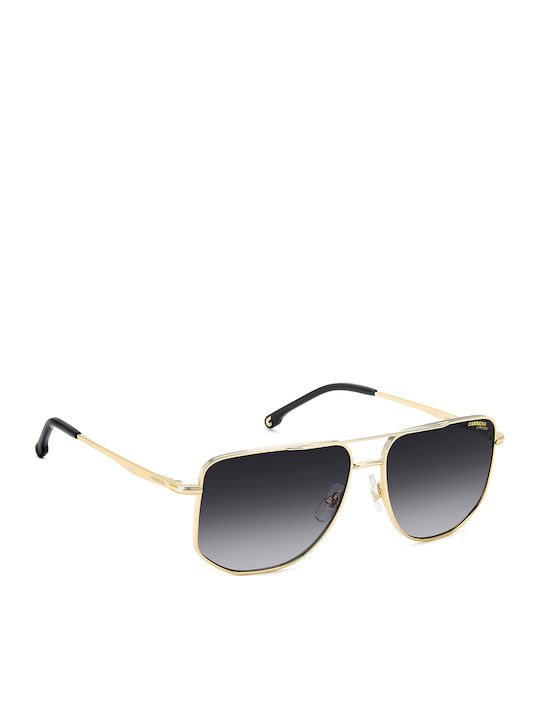 Carrera Men's Sunglasses with Gold Metal Frame and Gray Gradient Lens