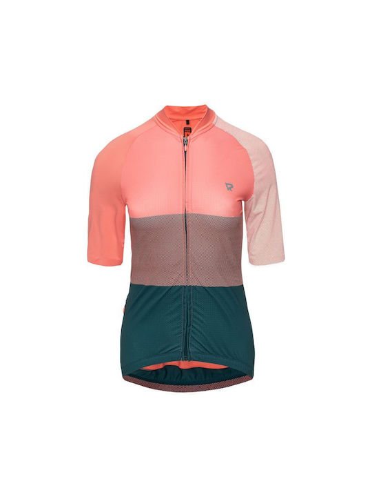 Radvik Echo Femei Mâneci scurte Tricou de ciclism Portocaliu