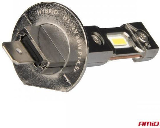AMiO Lamps Car & Motorcycle H1 Canbus LED 6000K Cold White 12V 60W 2pcs