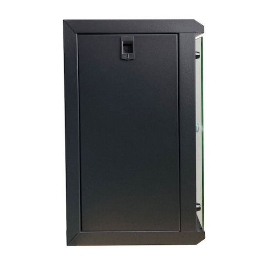 Techly Wandmontiert Rack-Schrank 9U Schwarz 5716