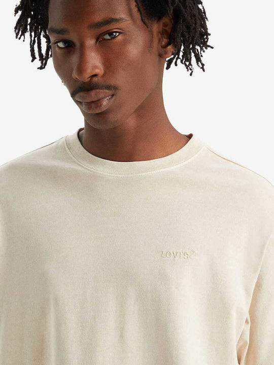 Red Tab Vintage T-shirt Beige