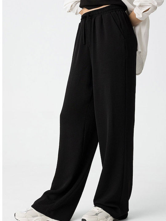 Women's Fabric Trousers Black