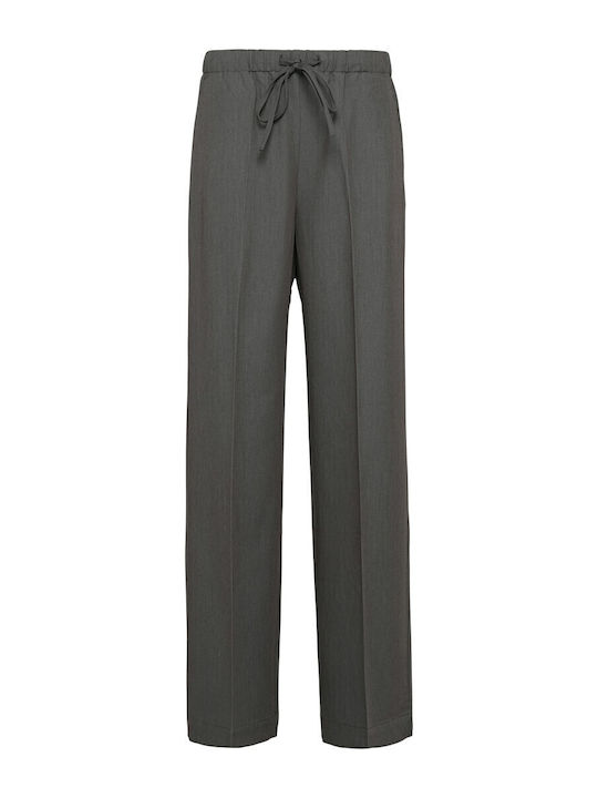 Damen Stoff Hose Gray
