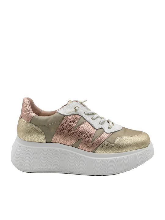 Sneakers Platino / Oro / Off White