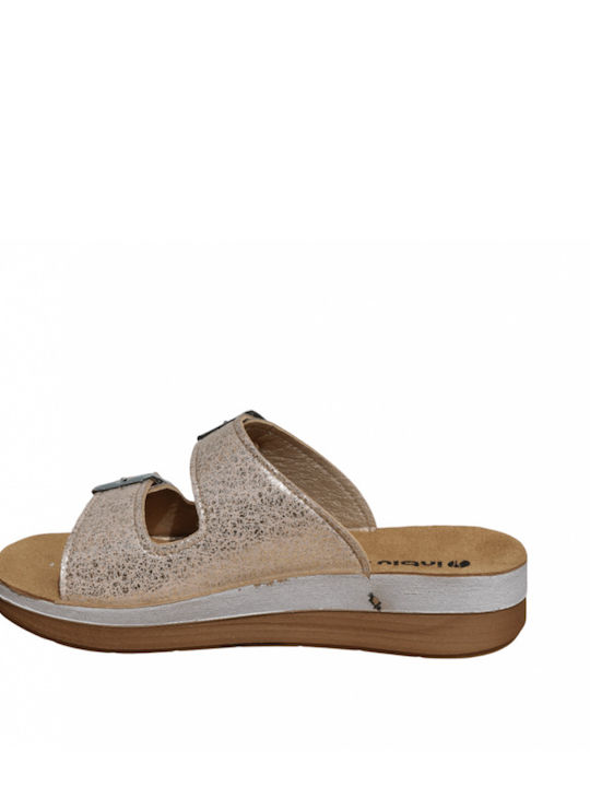 Women's Platform Wedge Sandals Beige