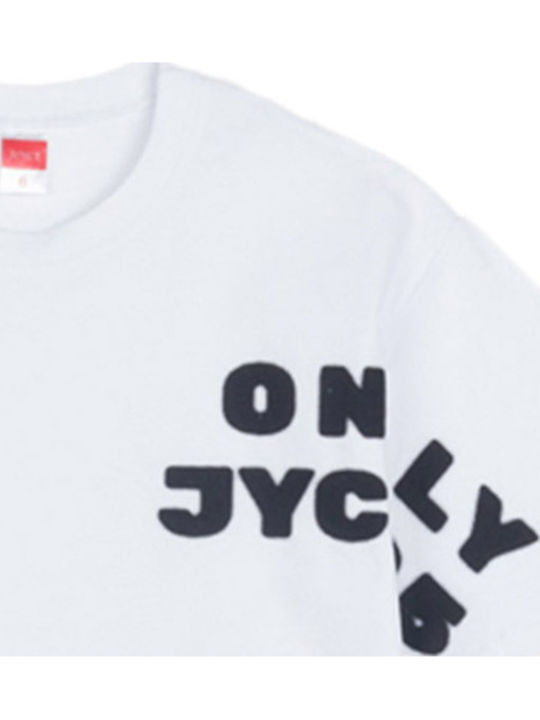 Kinderoberteile T-Shirts Weiß Side Note