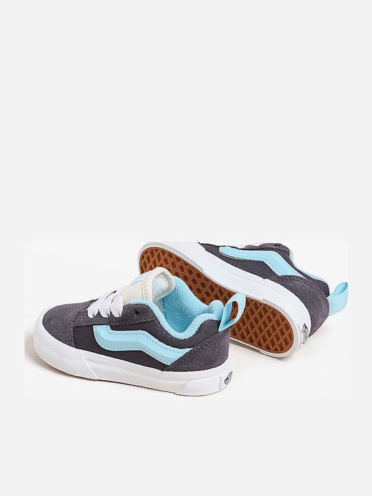 Knu Skool Elastic Lace Kids Sneakers Gray