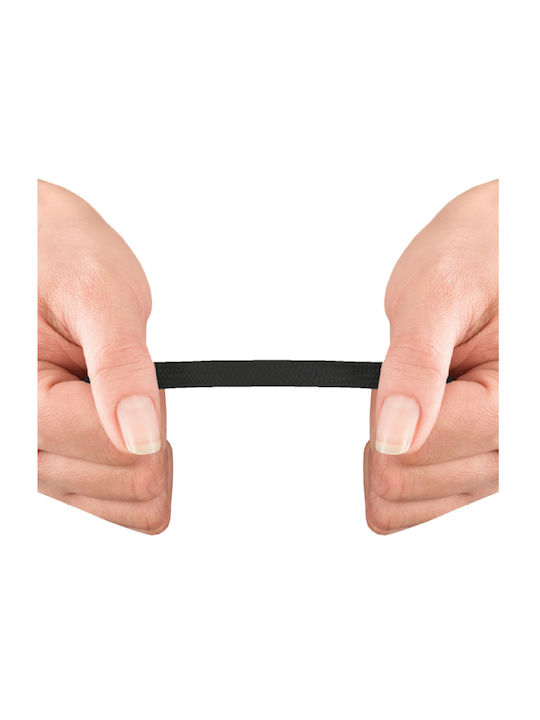 Bergal Sneaker Laces Black 140cm Κορδονια Πλακε 140 Εκατοστα Χρωμα Μαύρα Πλάτος 7 Mm Κατασκευασμένο Ανθεκτικό Πολυεστέρα