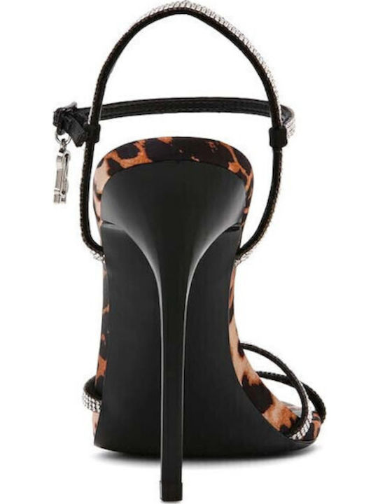 Fabric Sandals Brown