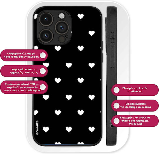 Sonique Heart Series Case Oneplus Nord 2 5G Black 02
