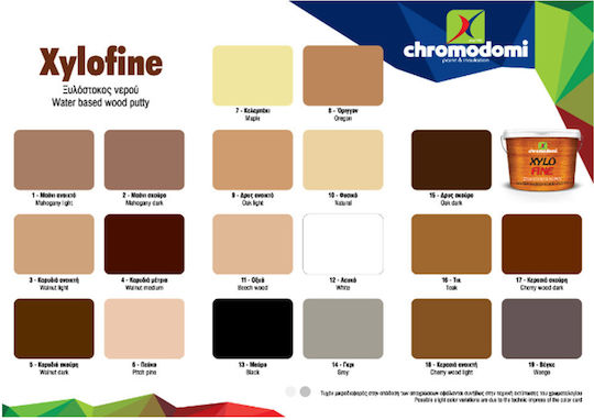 CHromodomi Xylofine Wood Putty Water Black 250gr