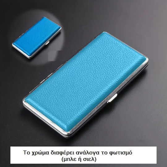 Ταμπακιερα 20 Τσιγαρων Pu 100' S Slim Μπλε