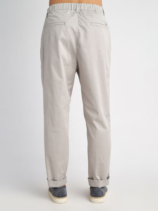 Culton Παντελόνι σε Tapered Γραμμή Silver Grey