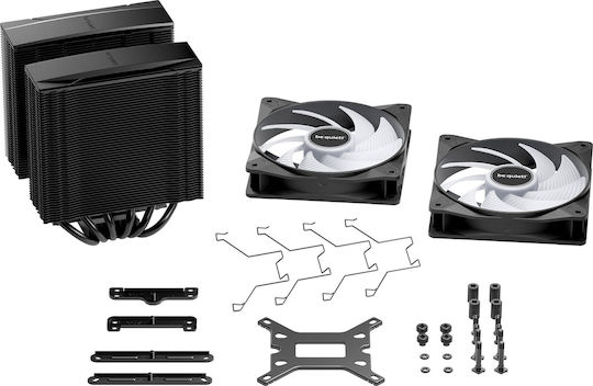 Be Quiet Pure Rock Pro 3 LX Ψύκτρα Επεξεργαστή για Socket AM4/AM5/1200/115x/1700 με ARGB Φωτισμό