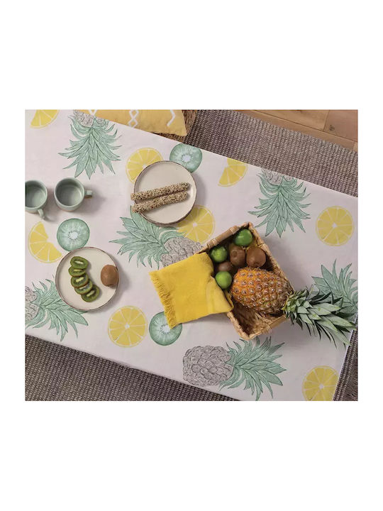 Nef-Nef Homeware Tischtuch Fleckabweisend Ecru 140x240cm