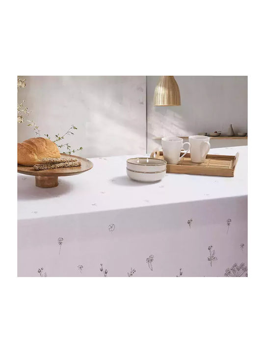 Nef-Nef Homeware Tablecloth Claris Ecru 140x240cm
