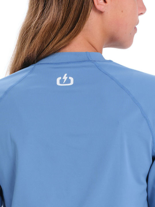 Emerson Women's Short Sleeve Sun Protection Shirt Blue
