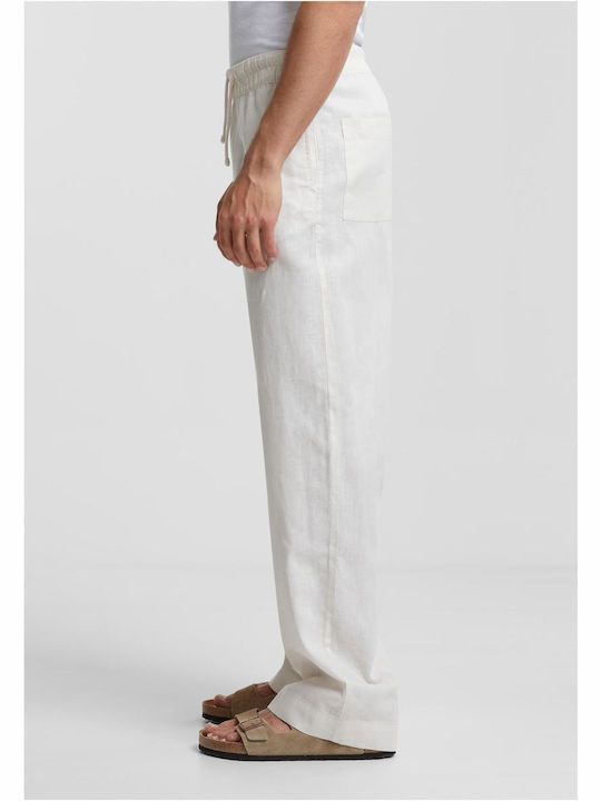Trousers in Loose Fit Whitesand