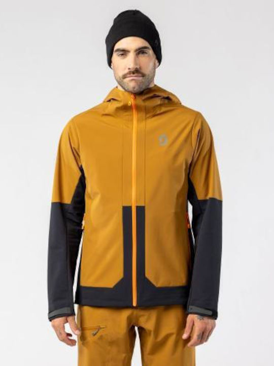 Scott 420888SCT_BLC_BRBR Ανδρικό Μπουφάν Soft Shell για Σκι & Snowboard Καφέ
