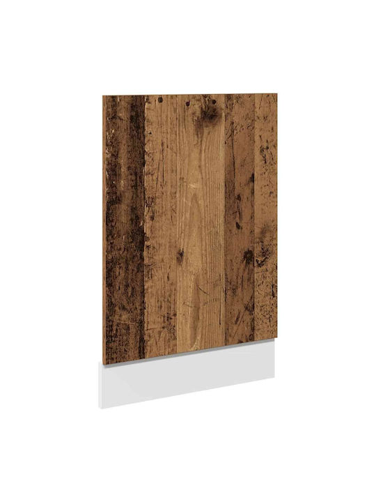 Комплект Кухненски Шкафове Висящи и Подови с плот за работа Weathered Wood 260x46x207бр