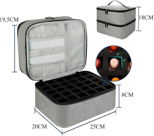 Fabric Cosmetic Case H18xW25xD20cm