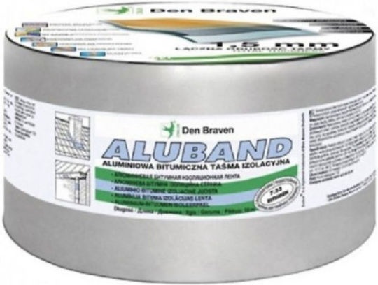 Bostik Den Braven Aluband Silver Bituminous Tape with Aluminum Coating 200009