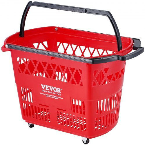 Vevor Shopping Basket Red